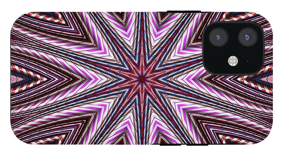Candy Cane Kaleidoscope - Phone Case