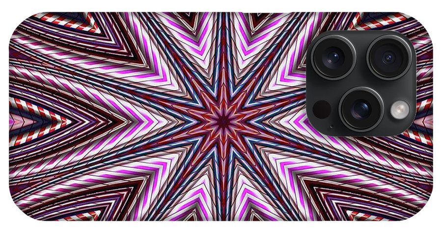 Candy Cane Kaleidoscope - Phone Case