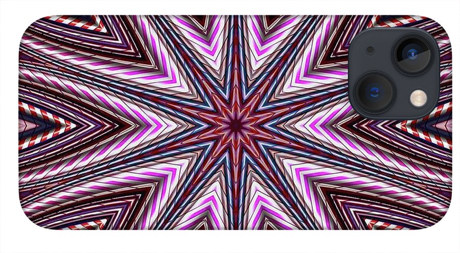 Candy Cane Kaleidoscope - Phone Case