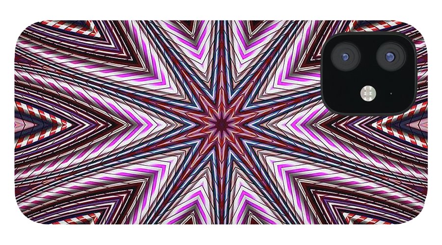 Candy Cane Kaleidoscope - Phone Case
