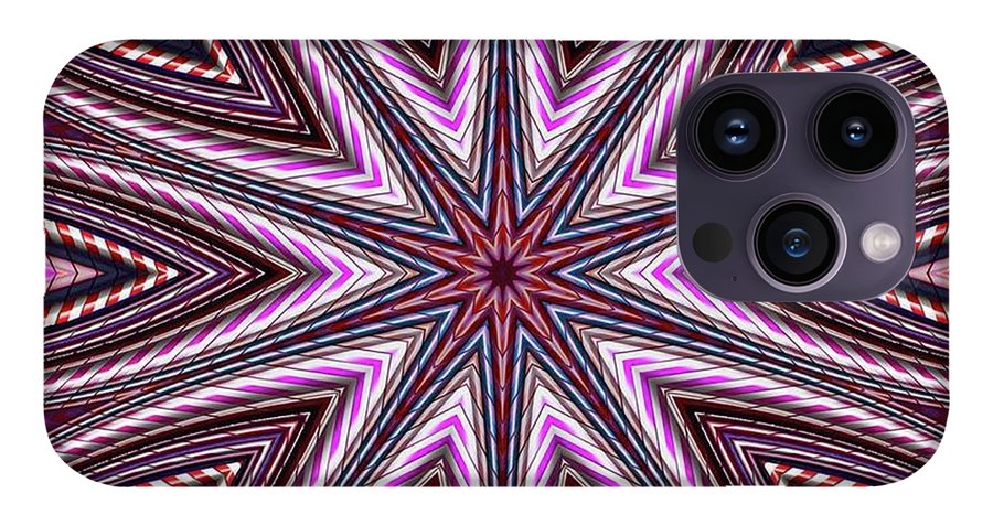 Candy Cane Kaleidoscope - Phone Case