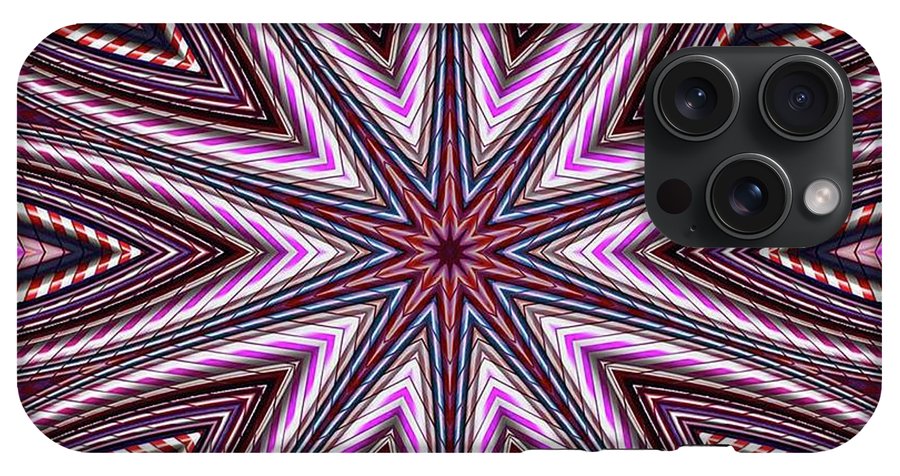 Candy Cane Kaleidoscope - Phone Case