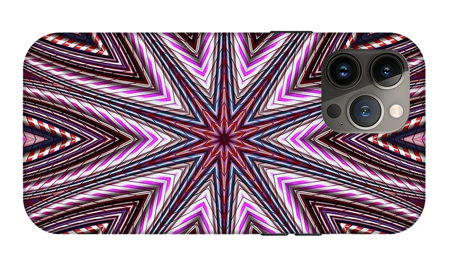 Candy Cane Kaleidoscope - Phone Case