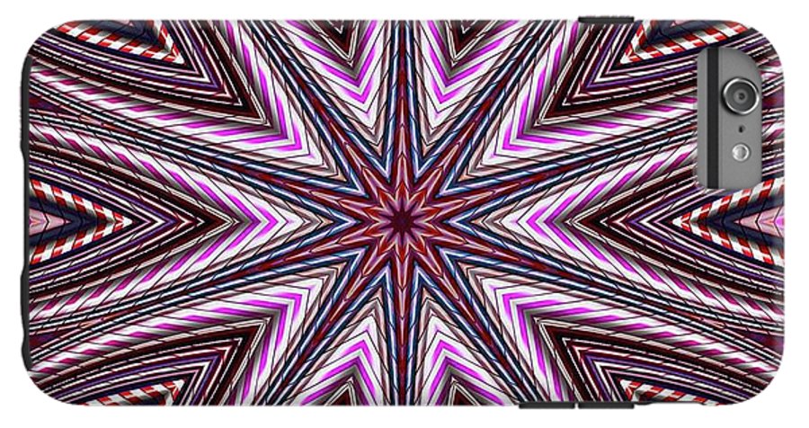 Candy Cane Kaleidoscope - Phone Case
