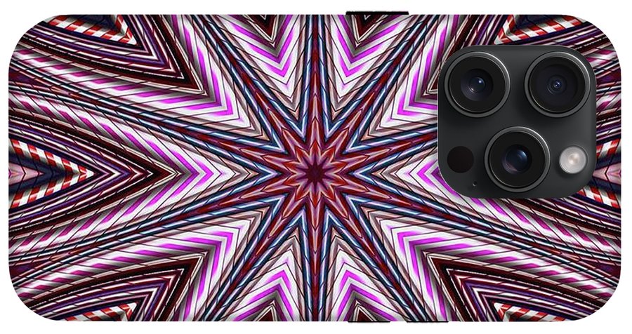 Candy Cane Kaleidoscope - Phone Case