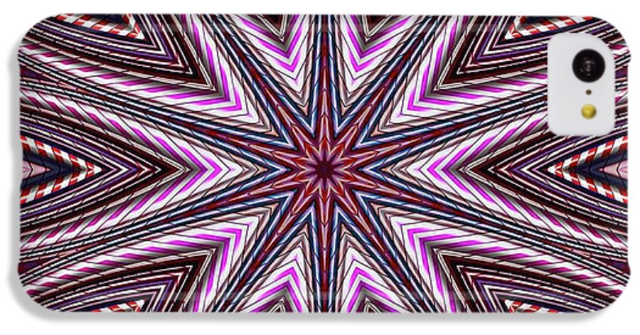 Candy Cane Kaleidoscope - Phone Case