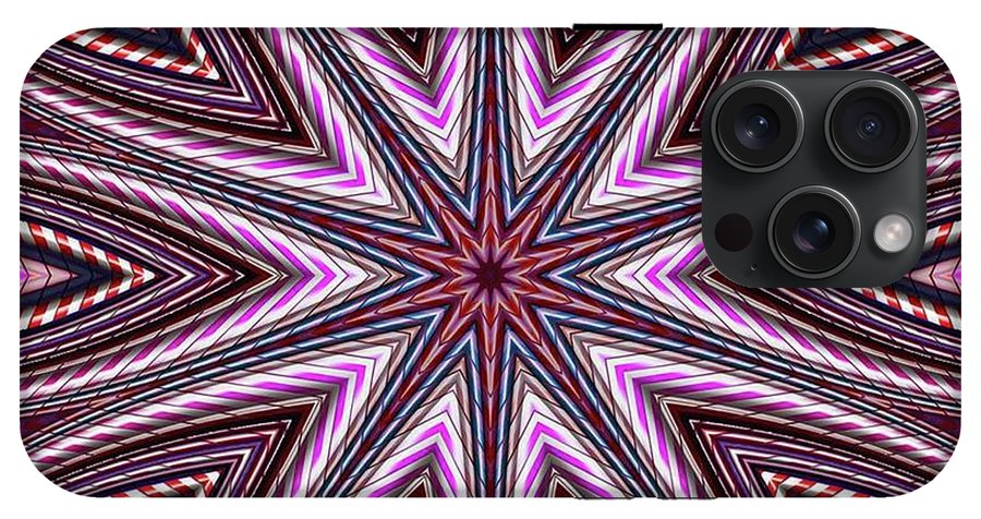 Candy Cane Kaleidoscope - Phone Case