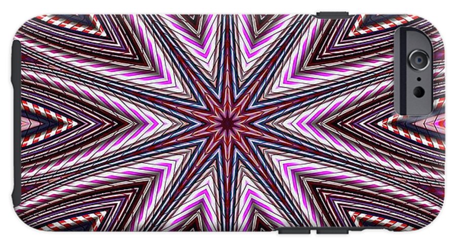 Candy Cane Kaleidoscope - Phone Case