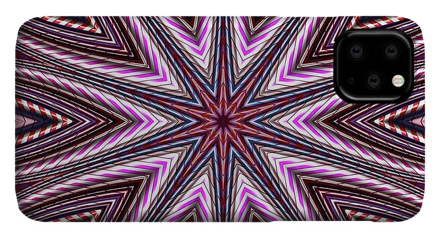Candy Cane Kaleidoscope - Phone Case