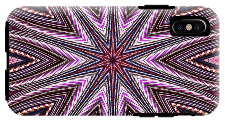 Candy Cane Kaleidoscope - Phone Case