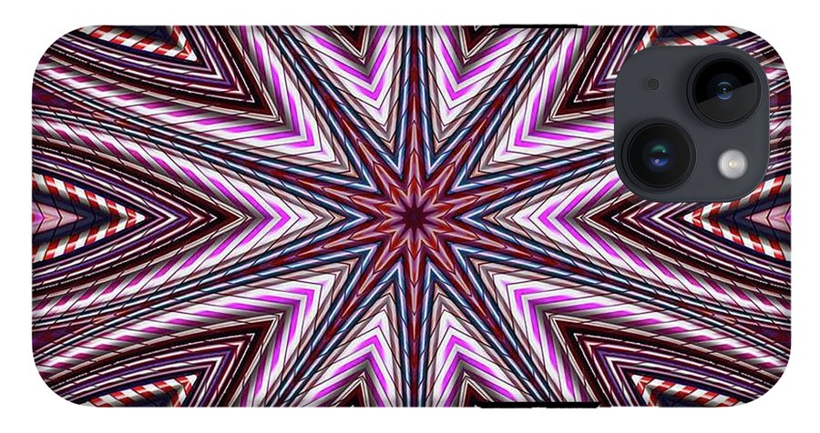 Candy Cane Kaleidoscope - Phone Case