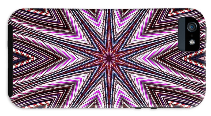 Candy Cane Kaleidoscope - Phone Case