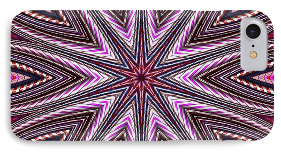 Candy Cane Kaleidoscope - Phone Case