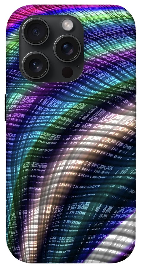 Candy Plaid Fractal - Phone Case