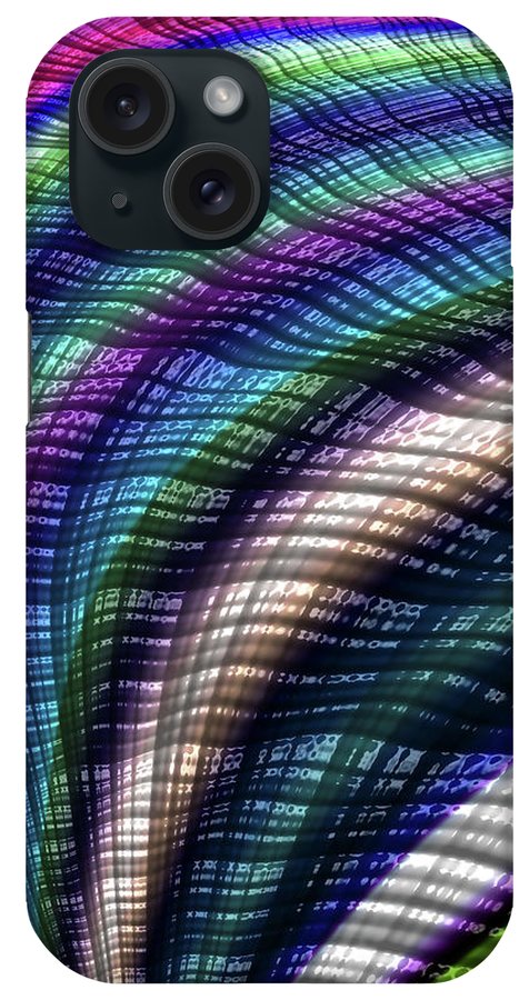 Candy Plaid Fractal - Phone Case