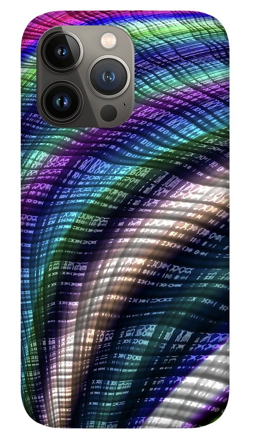 Candy Plaid Fractal - Phone Case