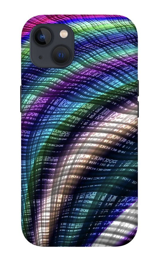 Candy Plaid Fractal - Phone Case