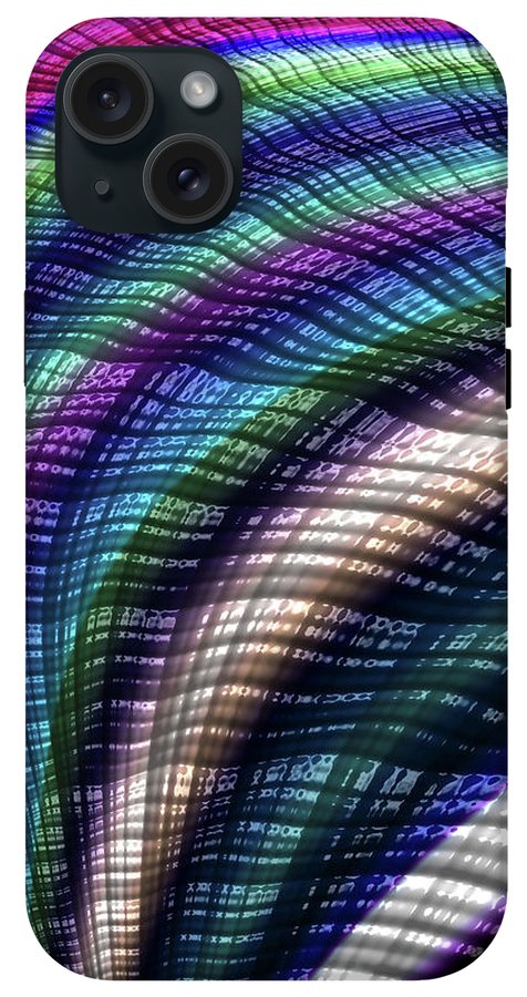 Candy Plaid Fractal - Phone Case