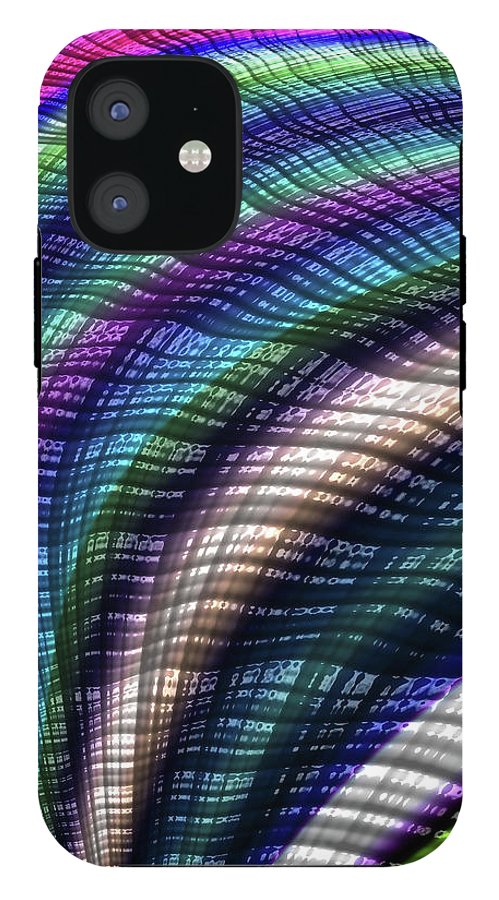 Candy Plaid Fractal - Phone Case