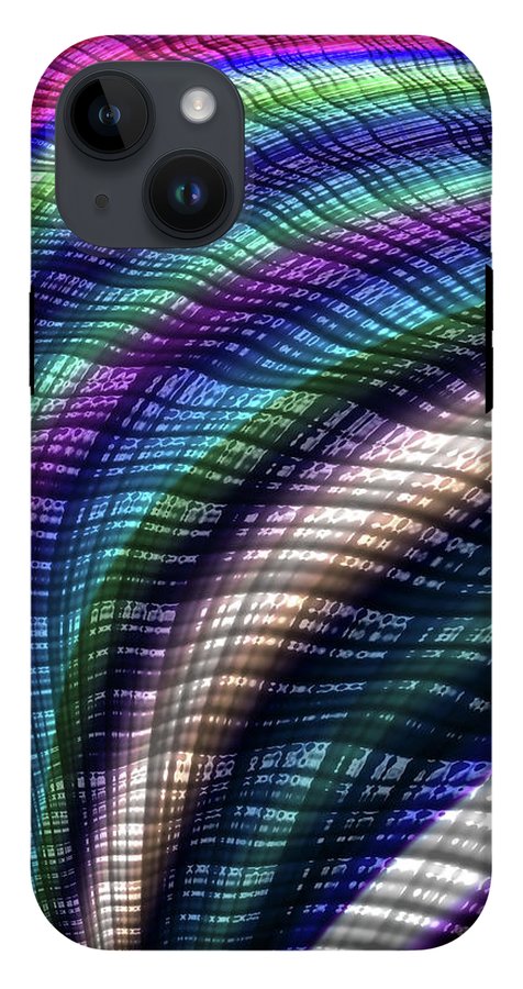 Candy Plaid Fractal - Phone Case