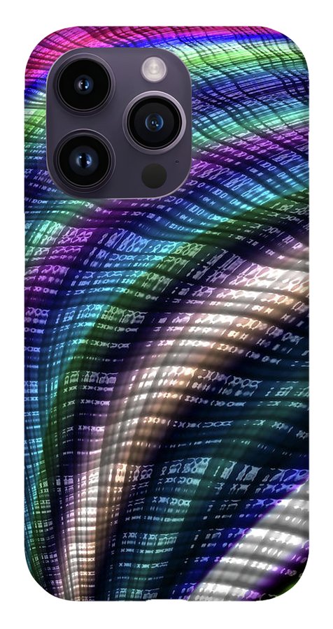Candy Plaid Fractal - Phone Case