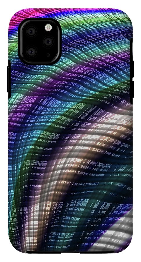 Candy Plaid Fractal - Phone Case