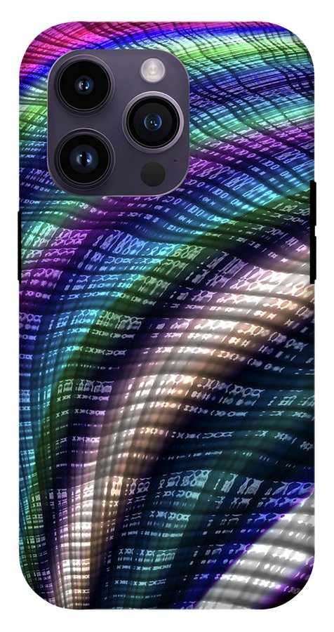Candy Plaid Fractal - Phone Case