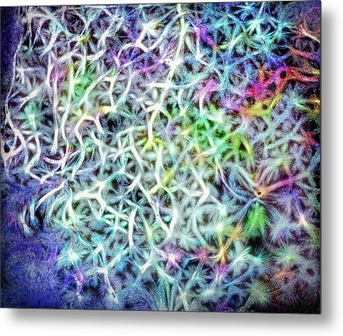 Caressing The Strings Again - Metal Print