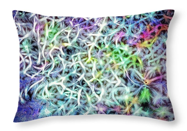Caressing The Strings Again - Throw Pillow