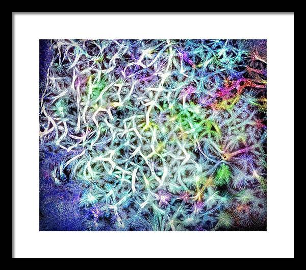 Caressing The Strings Again - Framed Print