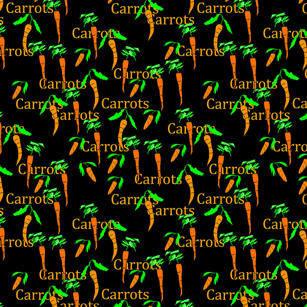 Carrots Pattern Digital Image Download