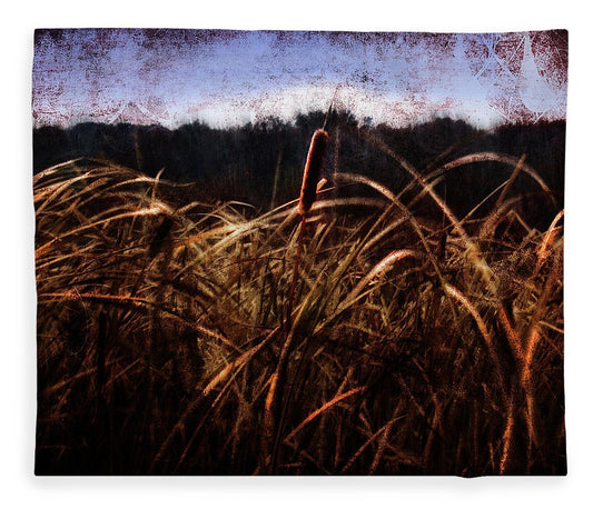 Cattails In The Wind - Blanket