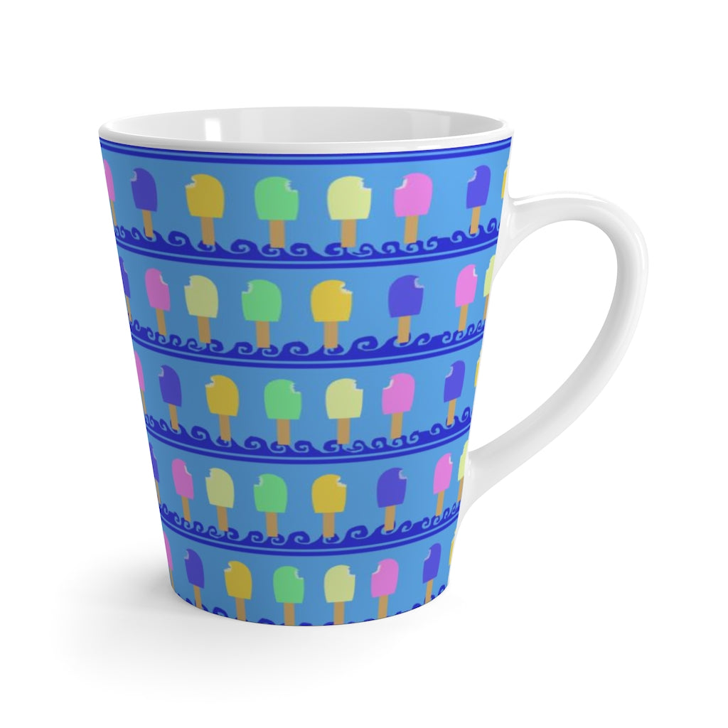 Ice Cream Bar Pattern Latte mug