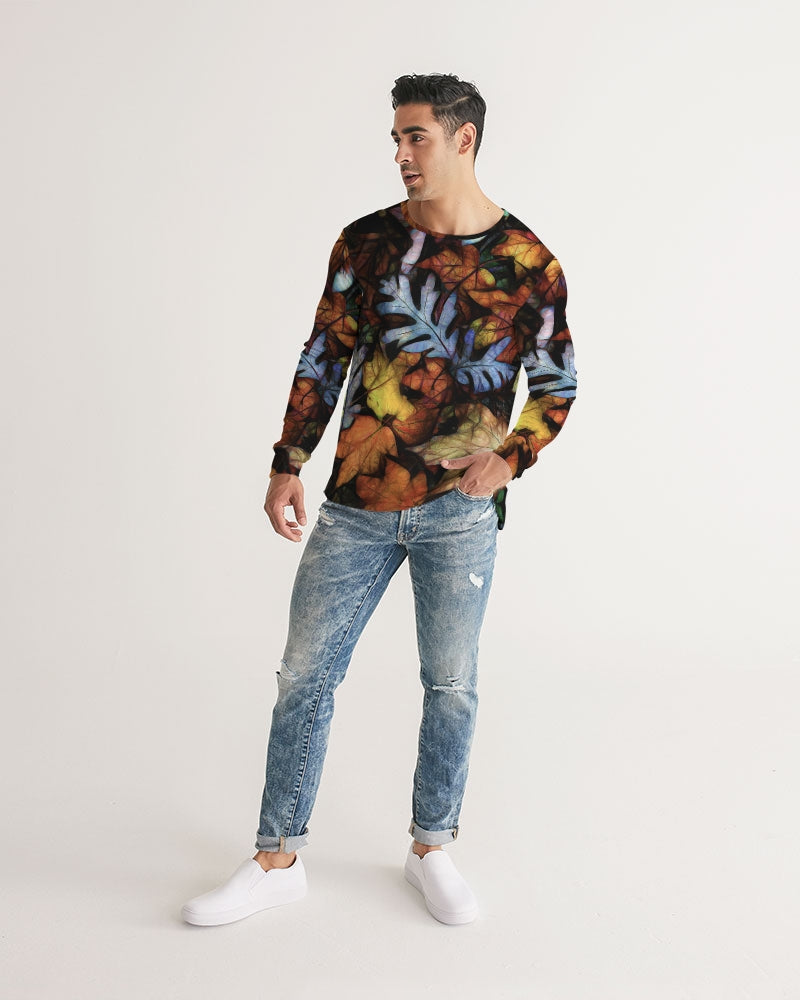 Mid October Leaves Men's Long Sleeve Tee