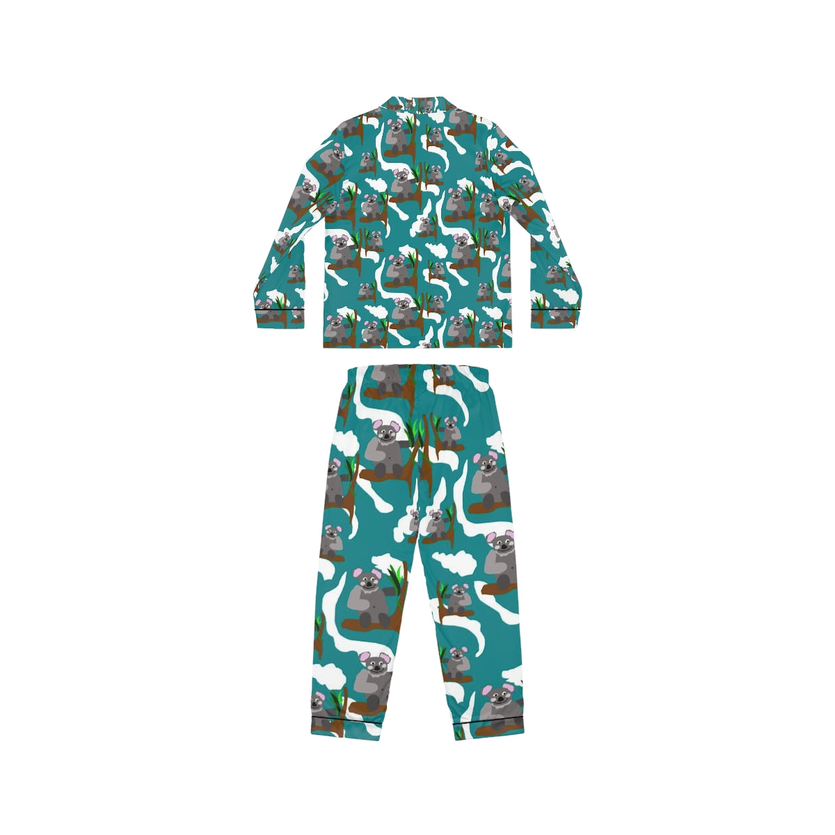 Koala Bears Pattern Women's Satin Pajamas (AOP)