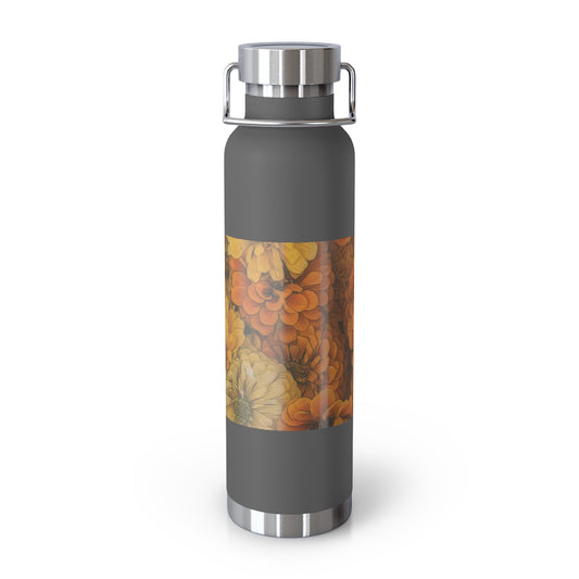 Yellow Zinnias 22oz Vacuum Insulated Bottle