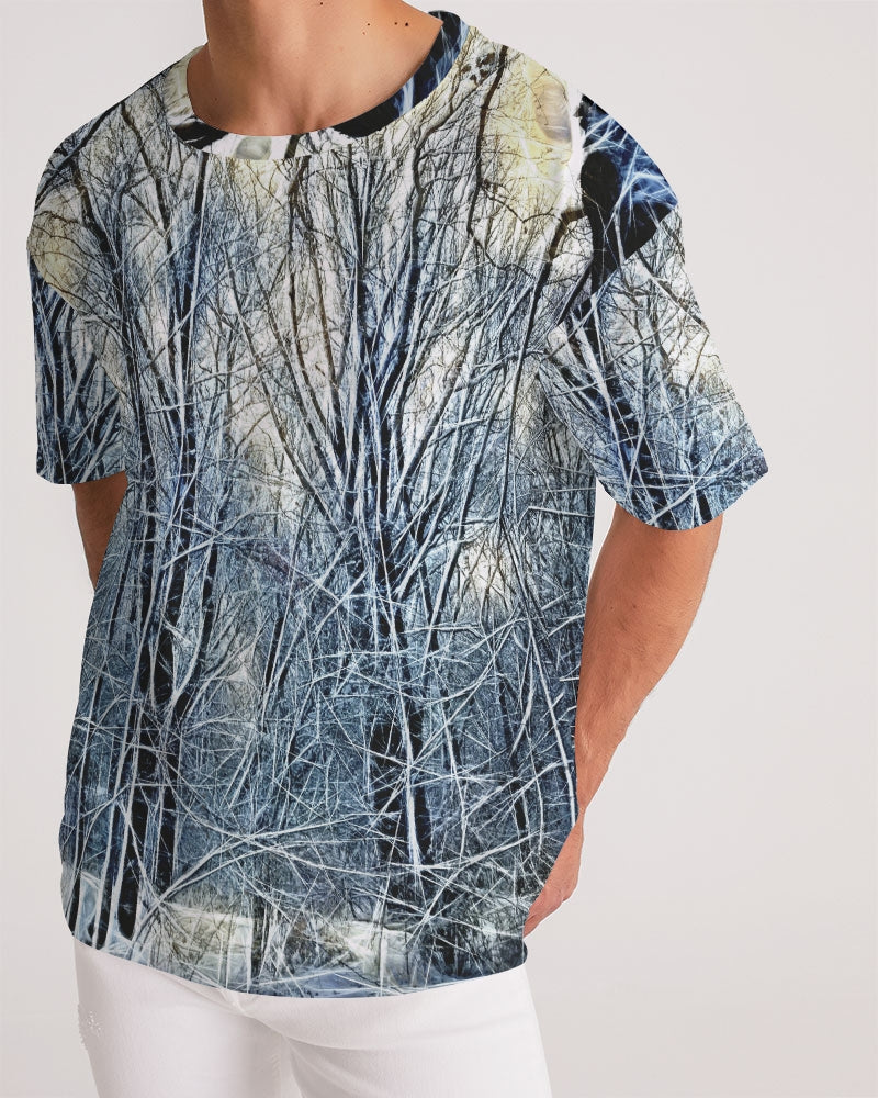 4 Oclock Winter Landscape Men's Premium Heavyweight Tee
