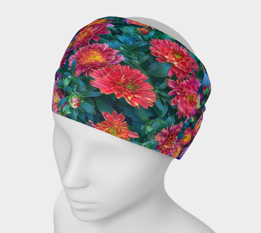 Warm Fall Mums Headband