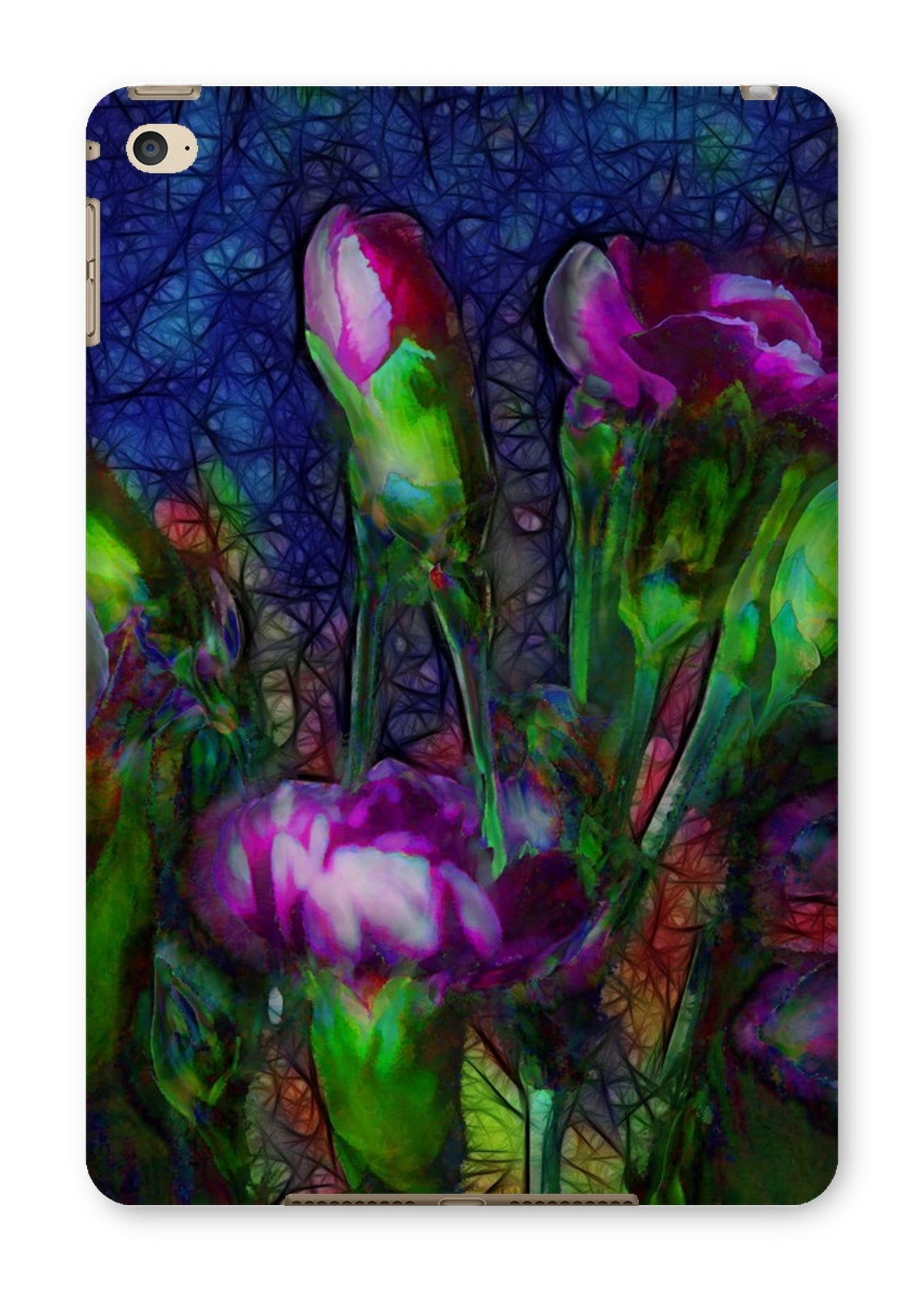 Abstract Pink Carnations Tablet Cases