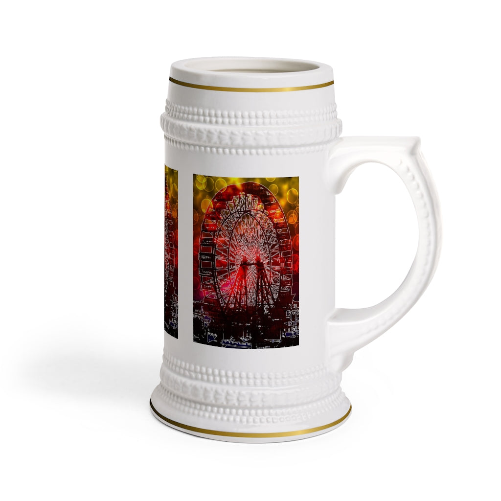 Bokeh Light Ferris Wheel Stein Mug