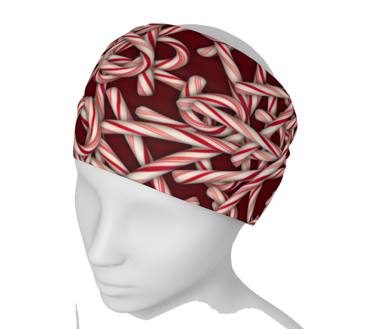 Candy Cane Collage Headband