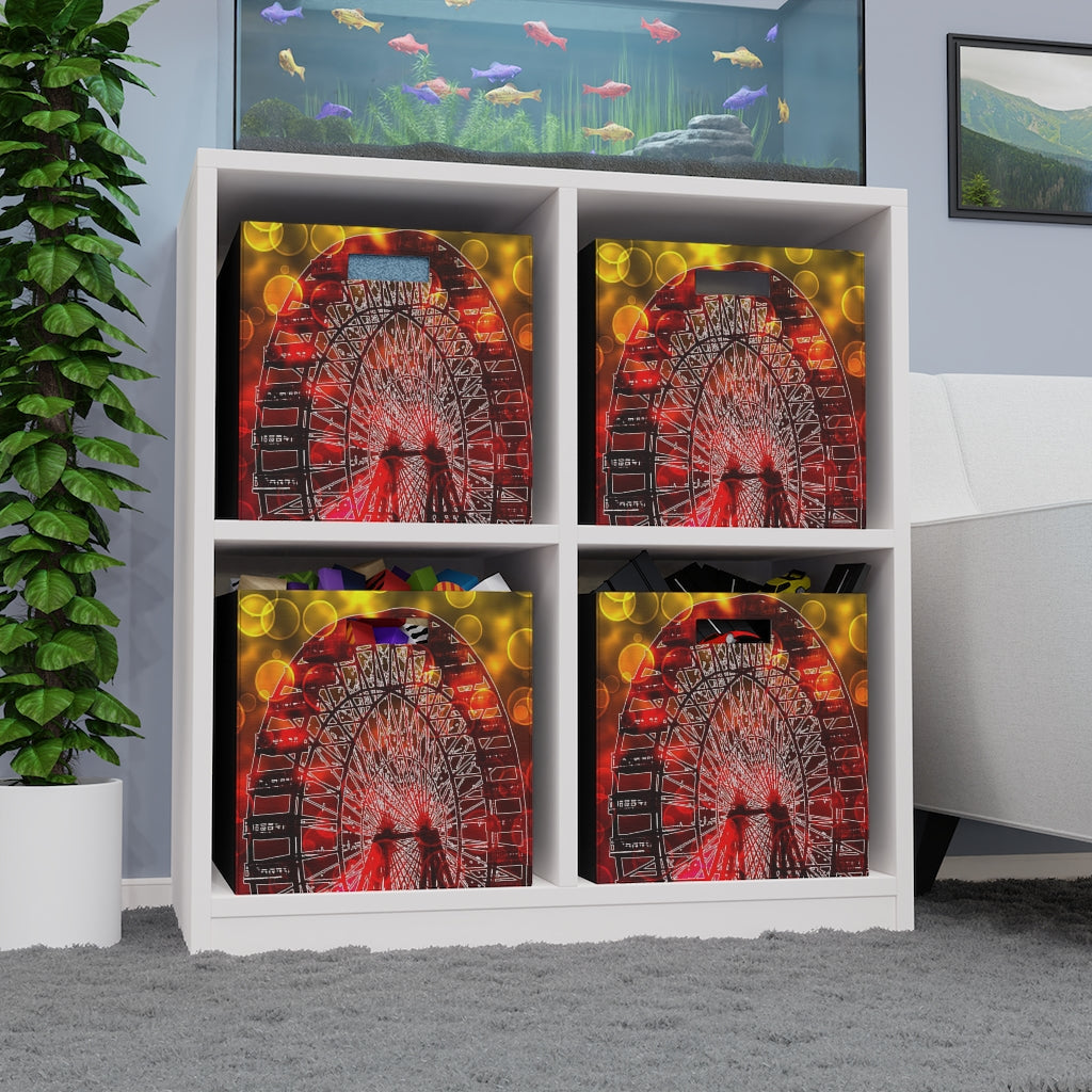 Bokeh Light Ferris Wheel Felt Storage Box