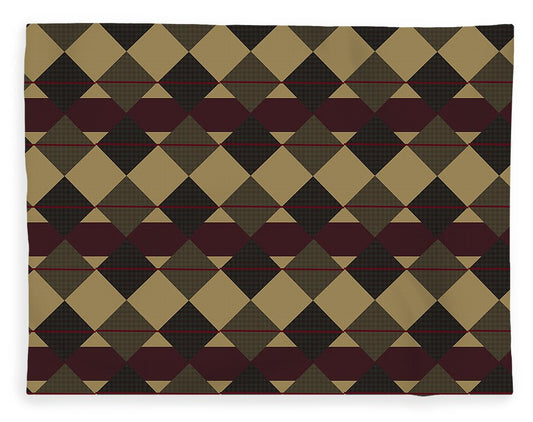 Checkered Brown Plaid - Blanket