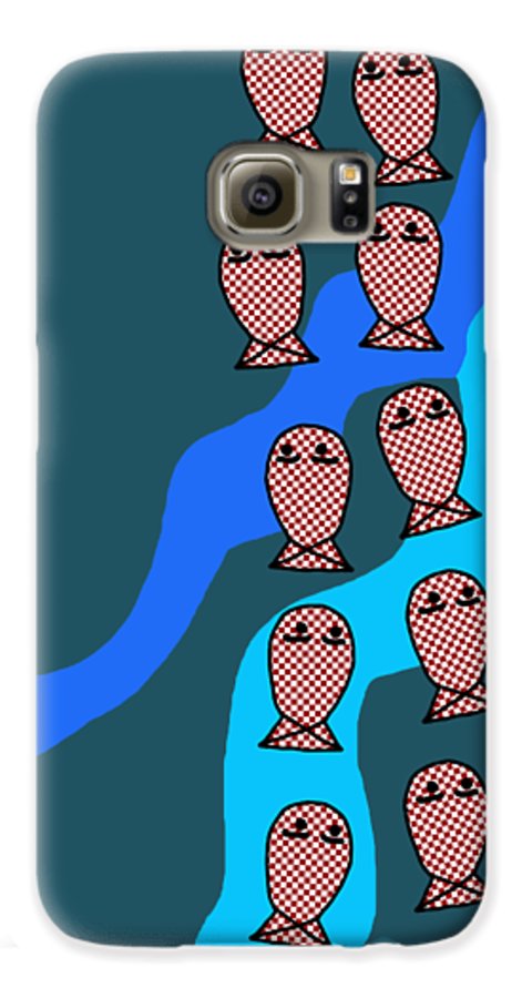 Checkered Fishies - Phone Case