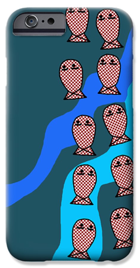 Checkered Fishies - Phone Case