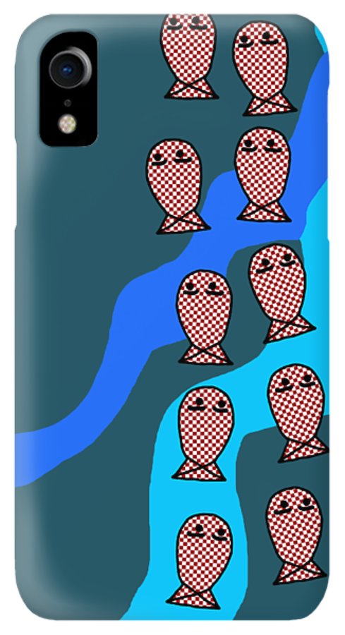 Checkered Fishies - Phone Case