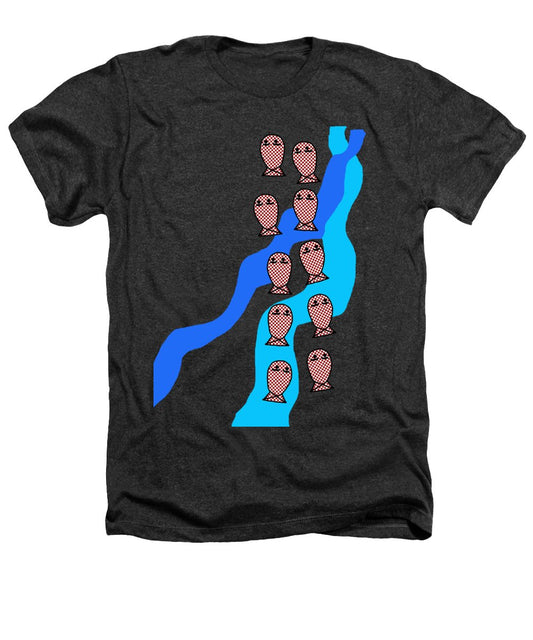 Checkered Fishies - Heathers T-Shirt