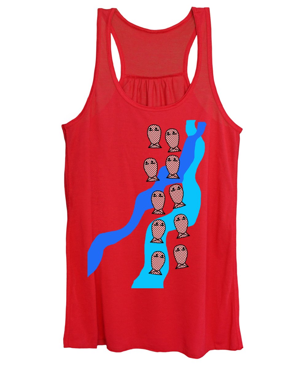 Checkered Fishies - Women's Tank Top