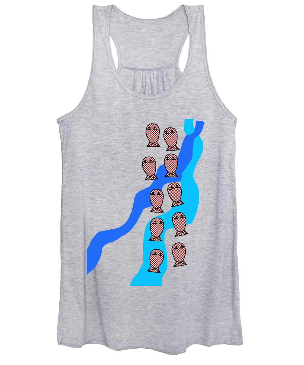 Checkered Fishies - Women's Tank Top