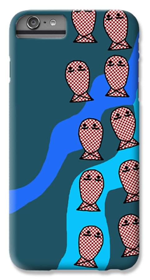 Checkered Fishies - Phone Case
